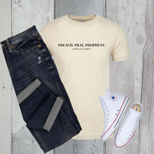 Load image into Gallery viewer, PPP TShirt - Preach, Pray, Prophesy